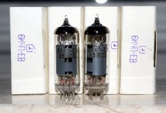 2pcs 6K4P-EV = EF93, 6BA6, W727 HF Pentode Tube NEVZ Soviet 1970-80s NEW in BOX