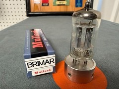 EICO Brimar 12AU7 Tube – Made in England – Internally Matched
