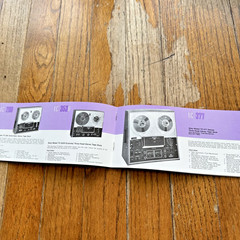 1973 SONY SUPERSCOPE Reel Tape Recorders Microphones MCM AD Product Booklet