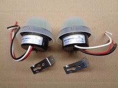 AS-20 LOT OF 2 PHOTOCELL DUSK TO DAWN 12 VOLT OUTDOOR USE U.S. SHIPPING!
