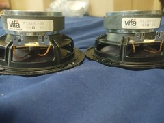 pair Vifa M11WG-09 8 ohm 4.5&Prime; midrange drivers