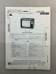 Catalina 122-2117 2119 Service Manual Sams Photofact Free Shipping