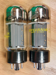 Matched Pair of Sylvania 7027A NOS NIB Vacuum Tubes