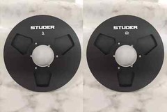 One Pair Black Aluminum STUDER 10.5 » tape reel for A80 A810 A820 tape recorder
