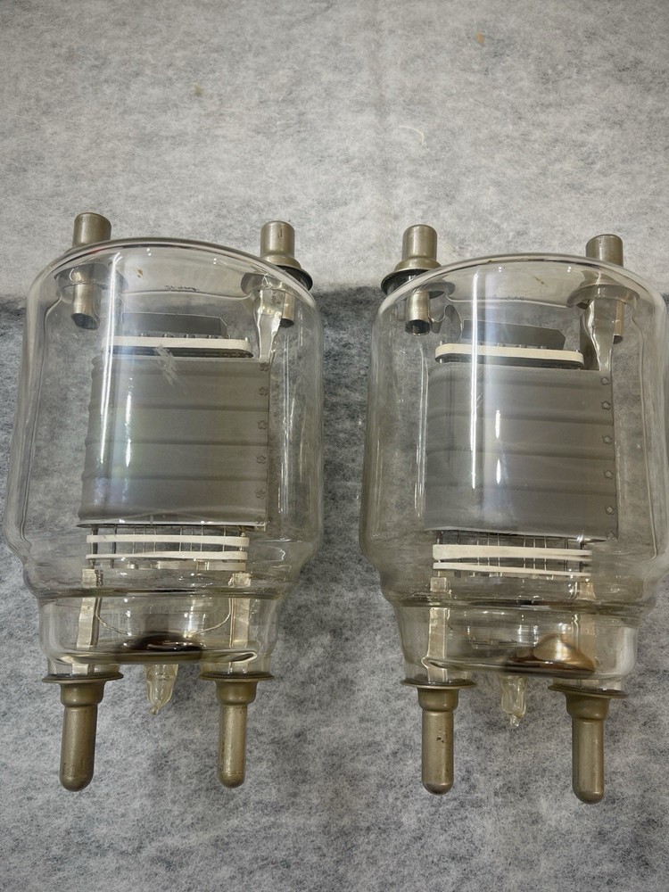 RCA 833 833A Tested NOS working perfectly Military Stock Tightly Matched Pair