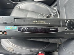 Sony VCR SLV-N55 Hi-Fi Stereo VHS Player Recorder (No Remote) TESTED