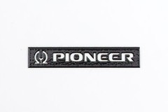 PIONEER logo badge Sticker Decal DIY waterproof 38.1mm(1.5&Prime;)X7.1mm(0.28&Prime;)