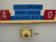 Realistic STA-80 Receiver Dial String Tension Adjuster. Tested Parting Out STA80