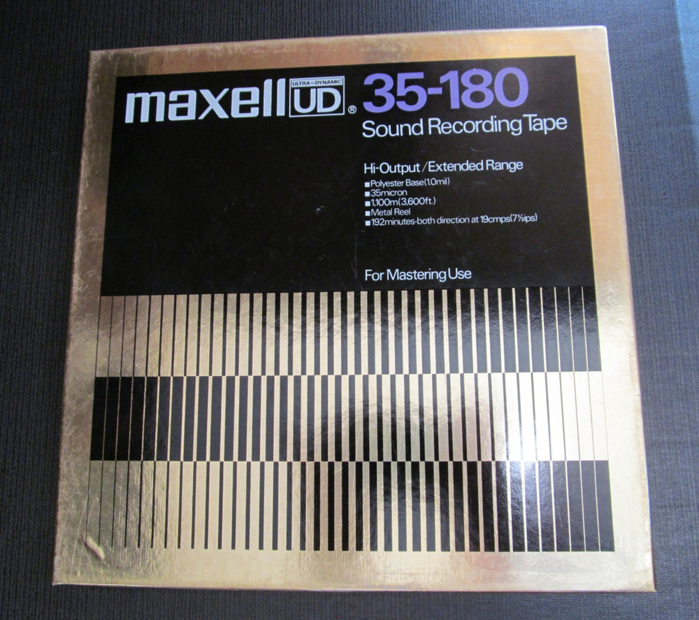 Maxell UD 35-180 Reel Tape LP 10&Prime; Metal Reel 3600ft QUEEN BEACH BOYS SUPERTRAMP?