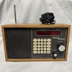 American Electrola DXC-100 AM FM Shortwave Radio Tested Working w/ Power Supply