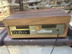 TEAC A-420 Cassette Deck Dolby System Dual VU Meters Wood Case Vintage / Box