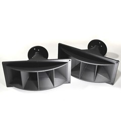 11&Prime; Sector Horn PAIR 700hz-3D Altec based 1&Prime; driver 1:3/8-JBL-Altec Compatible