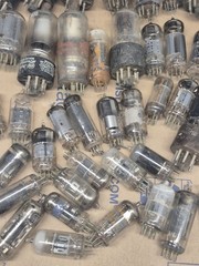 Lot Of 50+ Tubes GE Sylvania Motorola And More Mixed Brands