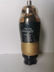 3 Philips Tubes: ABL1, ABC1, AK2 Used in Radios 1930´s & 40´s AVO tested- NOS