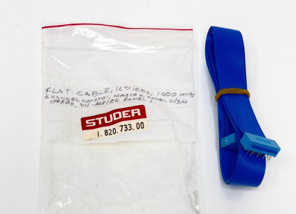 Studer A812 A810 Ribbon cable 16-Pole 1.00m 1.820.733.00