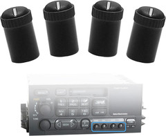 GM Car Equipment Stereo Radio Speaker Control Knob Replacement Set [4 PCS]