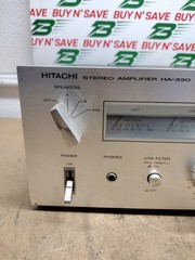 Hitachi HA-330 Stereo Amplifier – Vintage – Modified Power Cord – USED