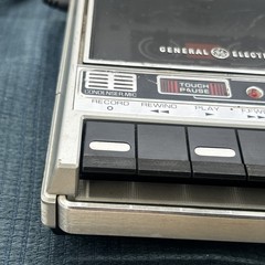 Vintage GE Silhouette-2 Cassette Tape Recorder 3-5154 A SS-2 General Electric