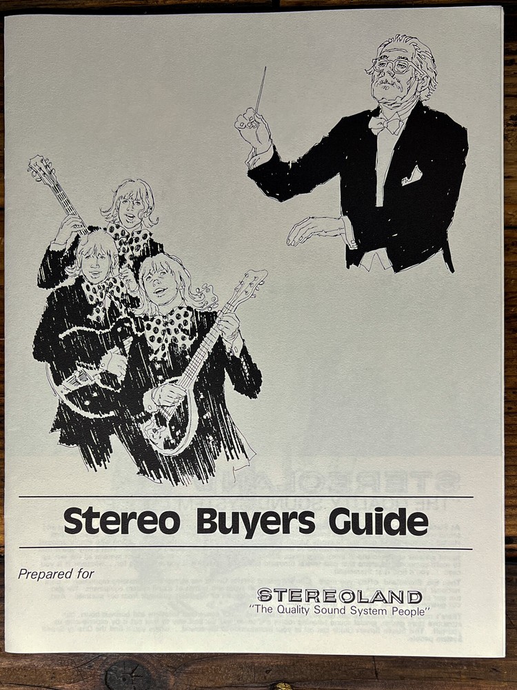 Stereoland Stereo Buyer&rsquo;s Guide 9pg Dealer Brochure *Orig*