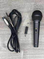 Vintage DYNEX Dynamic Microphone 10 foot cord detachable Mic Phone Jack Included