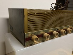 Working 1960s Boulevard 11T24S Guitar Stereo Tube Amplifier Pre Amp 100 Watts