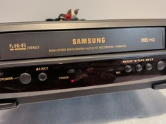 Samsung VR8419C VHS HiFi Stereo VCR 4 head -tested Working W/Remote Amazing Cond