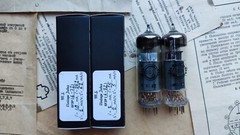 6F3P x 2 (ECL82, 6BM8) MATCHED/ NOS / GOLD GRID / TRIODE PENTODE / (USA Seller)