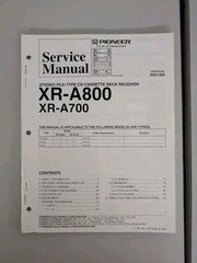 Pioneer XR-A800/A700 Service Manual D-5956