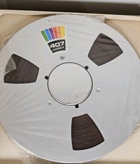 AMPEX 407 – 10.5&Prime; Metal 1/4&Prime; Reel To Reel Tape – Japan – Excellent