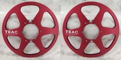One Pair 10.5 » black TEAC Tape reel High Quality Aluminum Take Up Reel