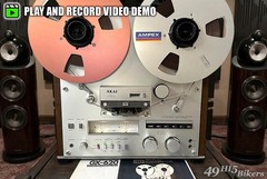 Akai GX-620 Stereo Reel to Reel 10.5&Prime; x 1/4 Tape FullServiced + 30-Day Guarantee