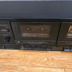 VINTAGE JVC TD-W106 Dual Double Cassette Deck Player Recorder Read