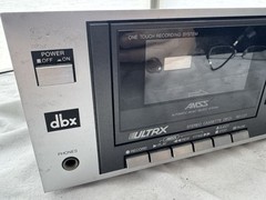 Vintage 80&rsquo;s SANYO ULTRX DBX Stereo Cassette Deck Model RD C21 RARE Tested Works