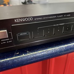 Vintage Kenwood KT-42B AM/FM Stereo Synthesized Tuner Japan TESTED working