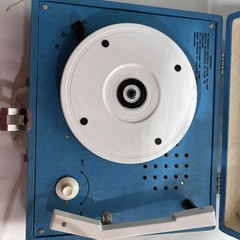Imperial Party Time Blue Record Player Turntable Model 100 Vintage