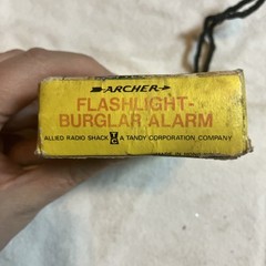 Vintage Archer Flashlight Burglar Alarm | Tandy Radio Shack 68-1013