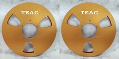 One Pair 10.5 » red TEAC Tape reel High Quality Aluminum Take Up Reel…