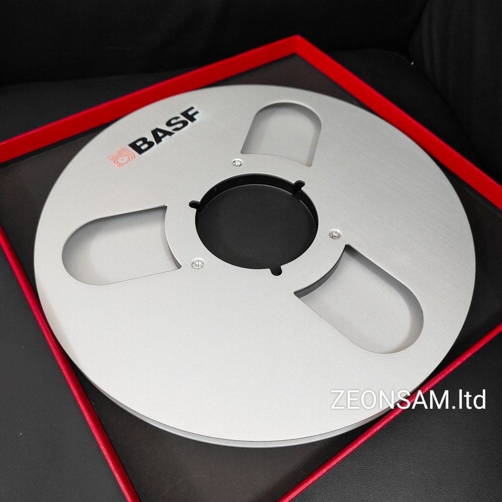 BASF 2x 10.5&Prime; 1/4&Prime; Empty Tape Reels For Reel To Reel Tape Recorders（ Frosted ）