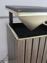 Vintage Omni Directional Sound Speakers Unbranded For Parts Or Repair