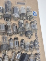 Lot Of 50+ Tubes GE Sylvania Motorola And More Mixed Brands
