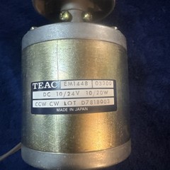 TEAC X-700R Reel To Reel Parts: Motor EM1448 And Spindle