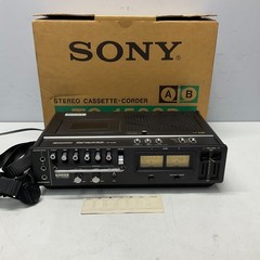 Vintage Sony TC-153SD Portable Stereo Cassette Recorder – Tested w/ Box