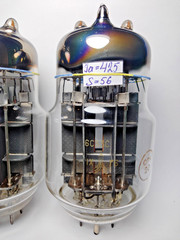 2 pcs USED 6S33S HIGH-QUALITY AUDIOPHILE TUBE MATCHED PAIR