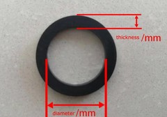 1PC Rubber Idler Belt Loop for Sony Cassette Deck Tape Recorder Idle Wheel Ring