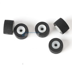 5PCS 10.5×7.2x2mm Tape Recorder Pinch Roller Wheel Rubber Pressure Belt Pulleys