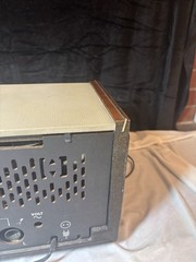 Vtg Table Top Stereo Philips B5X04A 54 Made in Holland Tunes Easy Sounds Great!