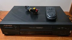 Mitsubishi VCR HS-U778 Precision TurboDrive VHS/S-VHS Hi-Fi Stereo 4-Head