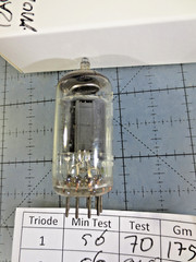 Mullard ECC82 12AU7 Vacuum Tube Long Plate Vacuum Electron Tube (TESTED W/ TV-7