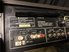 Kenwood KT-7500 AM/FM Tuner in good working condition!