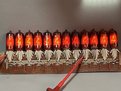 Lot of 12 Z573M WF RFT German Numerical Indicator Nixie Clock Tubes